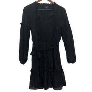 Women's Laundry Black Long Sleeve Dress